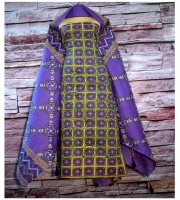 Embroidered Cotton Three Piece