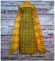 Embroidery Cotton Three Piece