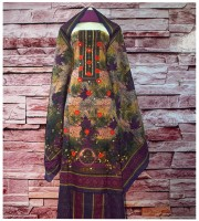Embroidered Cotton Three Piece