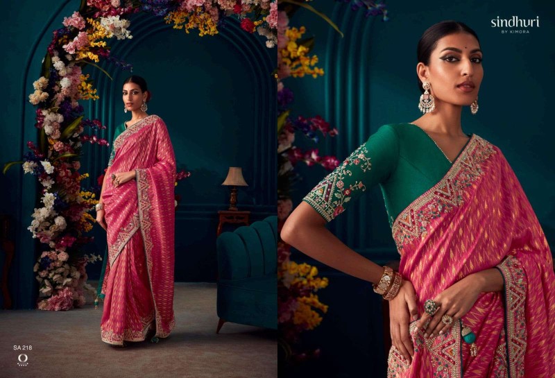 Designer Party Saree With Designer Blouse Piece
