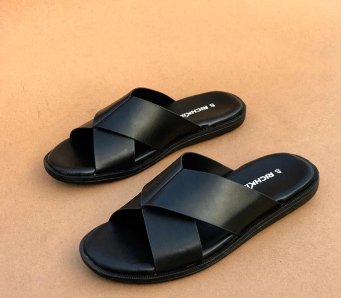 Cross Sandals Black