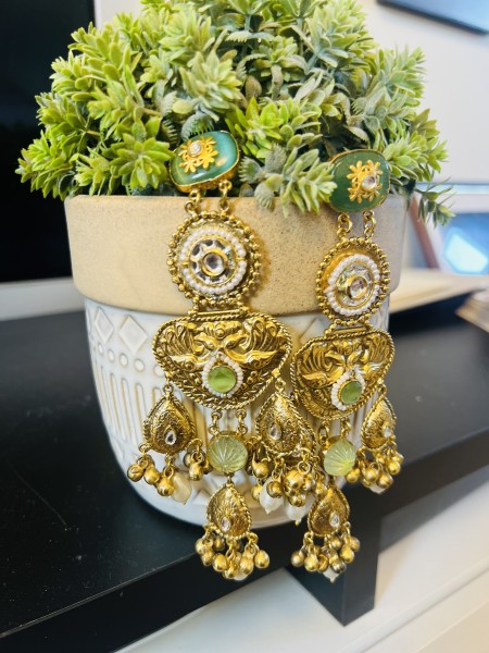 Green Earring